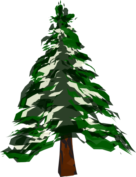 pine tree clip art vector - photo #3