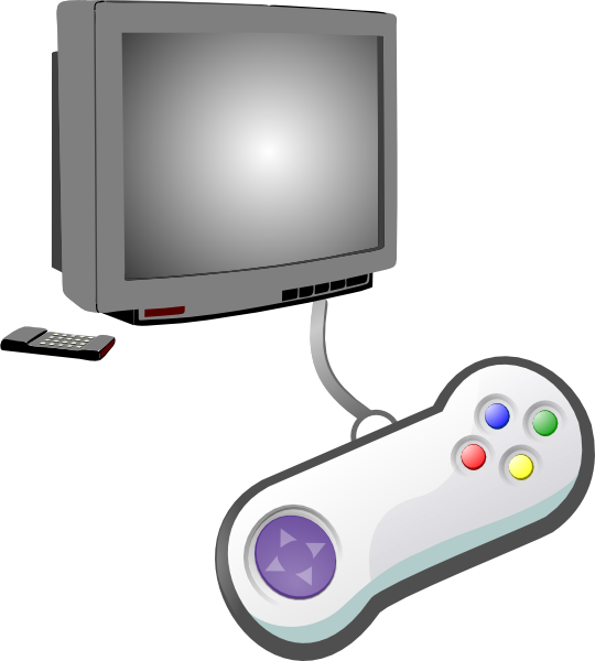 clipart of playing video games - photo #32