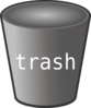 Trash Bin  Clip Art