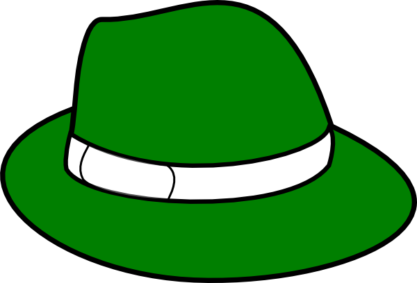 green hat clip art - photo #1