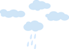 Rainy Cloudy Sky 2 Clip Art