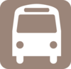 Brown Bus Clip Art
