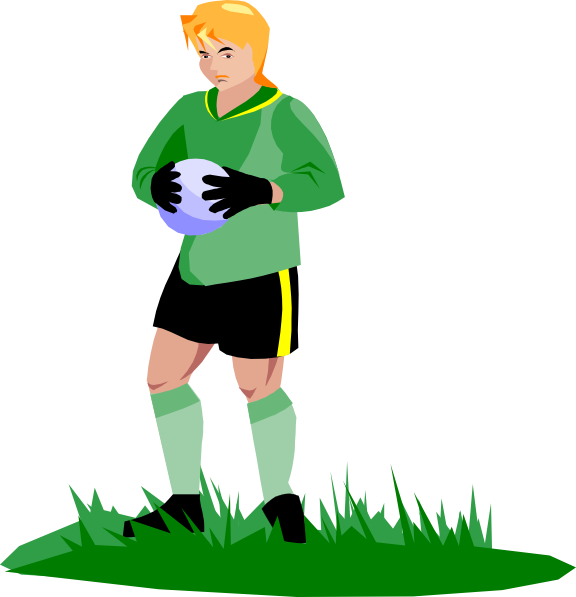 Soccer Goalie Clip Art at Clker.com - vector clip art online, royalty