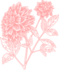 Light Pink Flower Print Clip Art