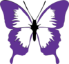 Purple Butterfly Clip Art