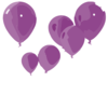 Purple Balloons Clip Art