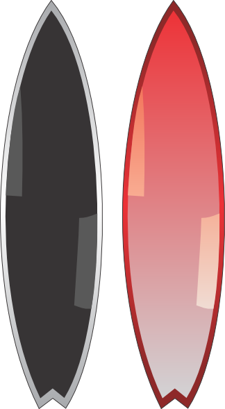 Surf Boards Clip Art at Clker.com - vector clip art online, royalty