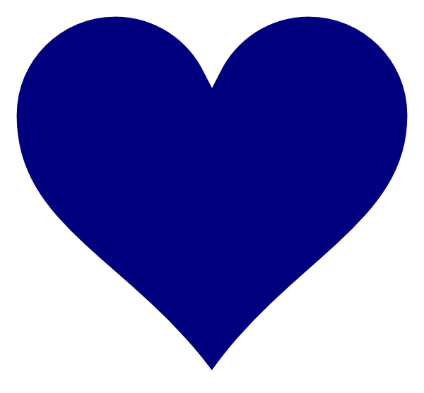 blue heart clip art free - photo #5