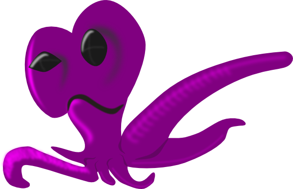 octopus clip art. Alien Octopus clip art
