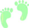 Tri 1 Footprints Clip Art