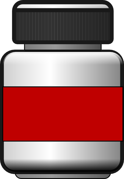 Pill Bottle Clip Art at Clker.com - vector clip art online, royalty