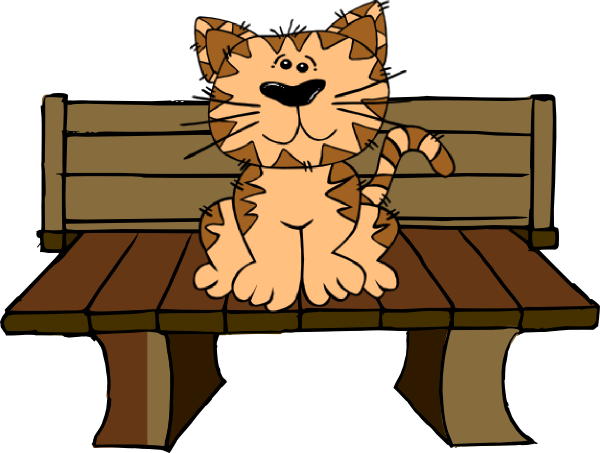 clipart cat under the table - photo #42