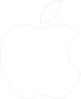 Apple Logo White Clip Art