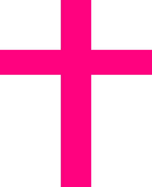 free pink cross clip art - photo #8