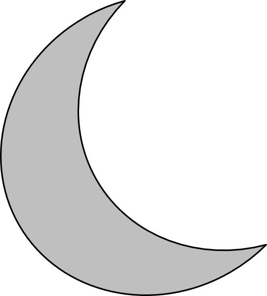 Grey Moon PNG Transparent, Grey Moon Free Illustration, Moon