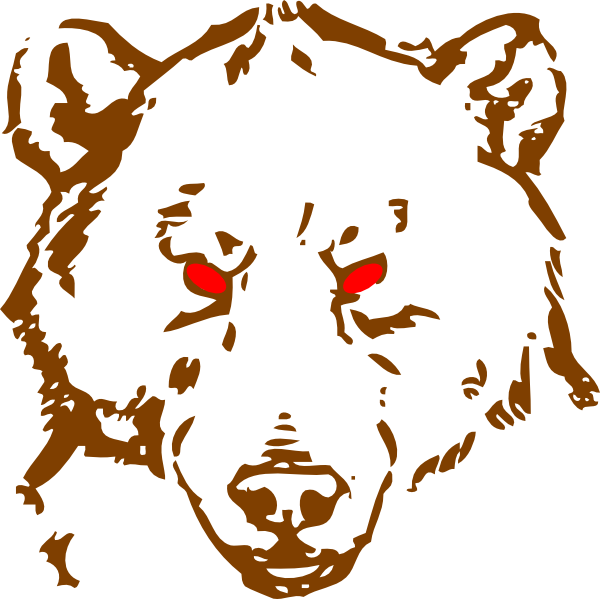 Angry Bear Clip Art at Clker.com - vector clip art online, royalty free