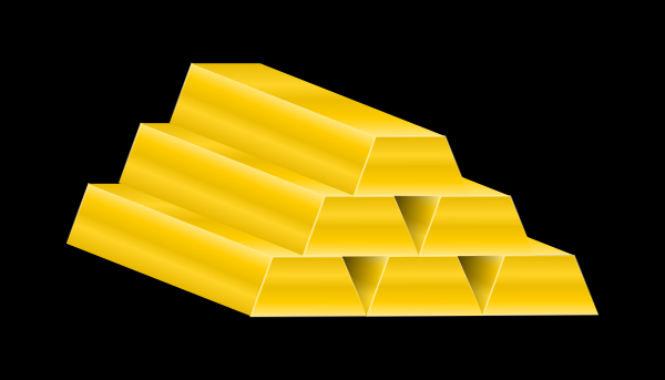 Gold Bars Clip Art at Clker.com - vector clip art online, royalty free