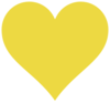 Gold Heart Clip Art