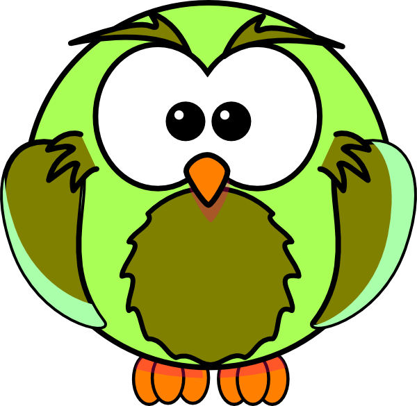 green owl clip art - photo #18