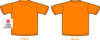 Plain Orange Shirt Clip Art