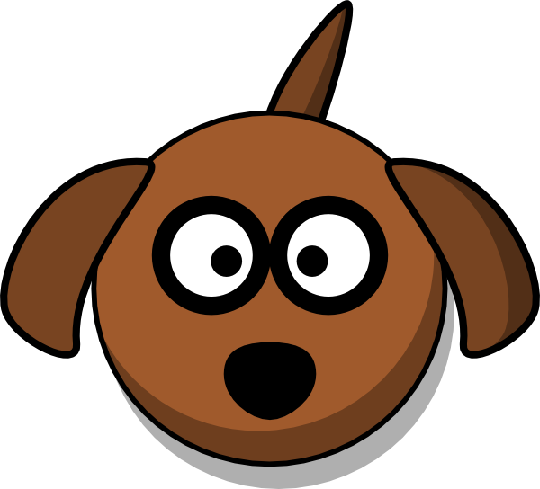 clipart dog head - photo #4