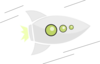 Rocket Fly Clip Art