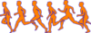 Runningmen Clip Art