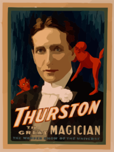 Thurston The Great Magician The Wonder Show Of The Universe. Clip Art