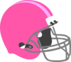 Pink Football Helmet Clip Art