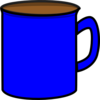 Blue Mug Clip Art