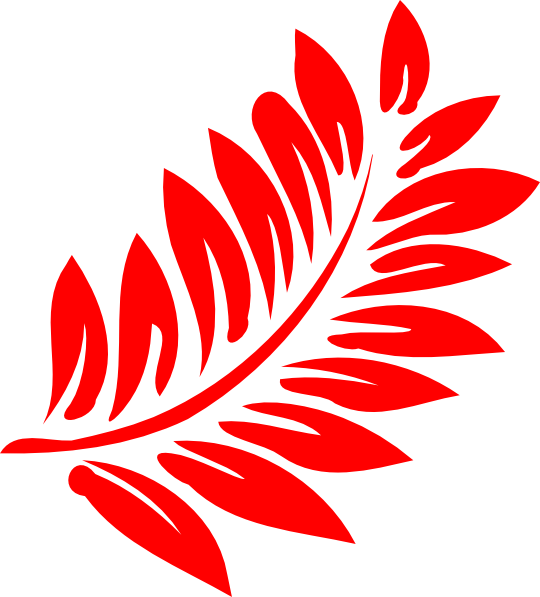 clip art red leaf - photo #9