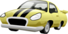 Yellow Sports Car Clip Art