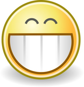 Face Grin Clip Art