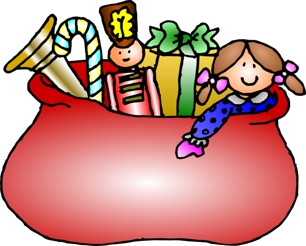 santa bag clipart free - photo #1