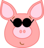 Cool Pig Clip Art