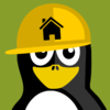 Builder Penguin Clip Art