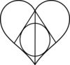 Deathly Hallows Heart Clip Art