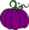 Purple Pumpkin Clip Art
