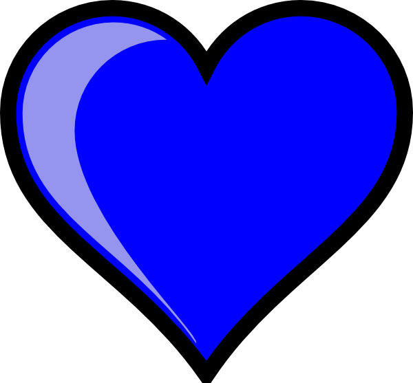 blue heart clip art free - photo #8