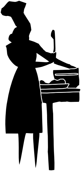 kitchen silhouette clip art - photo #38