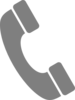 Greay Phone Clip Art