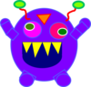 Blue Monster Clip Art