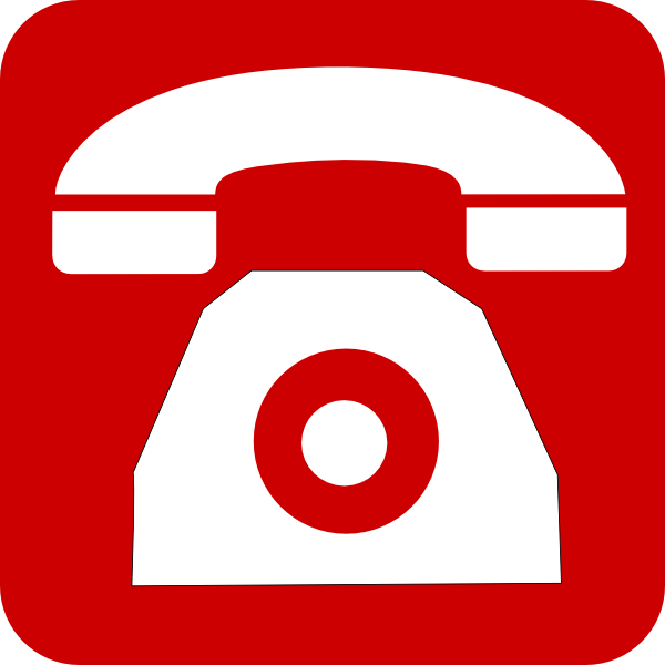 free clip art red phone - photo #33