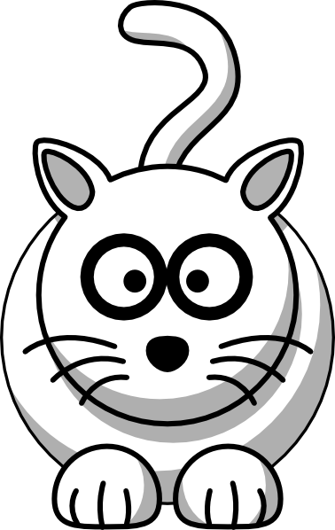 white cat clipart - photo #36