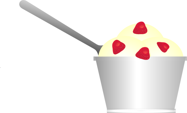 ice cream dish clip art - photo #1