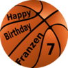 Happy Birthday Basketball Franzen Clip Art