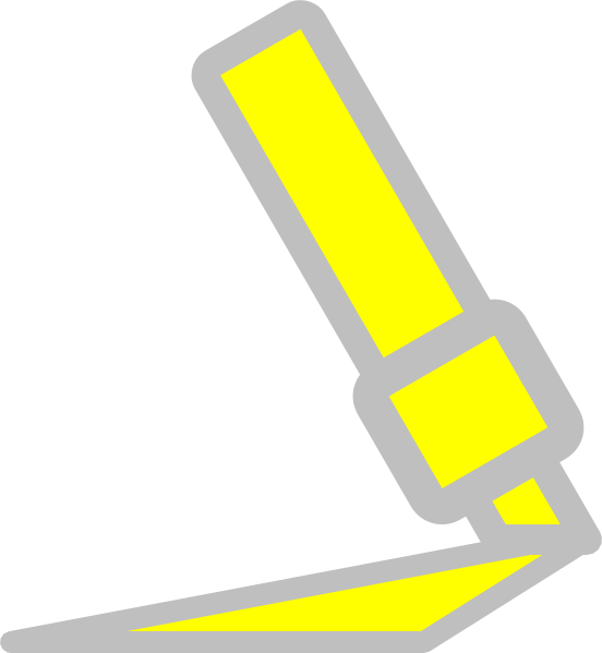 clipart yellow highlighter - photo #16