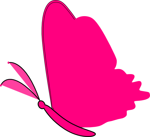 clip art butterfly outline - photo #48