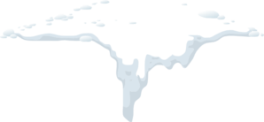 Alpine Landscape Snow Plat Clip Art