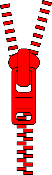 clipart of a zipper - photo #3